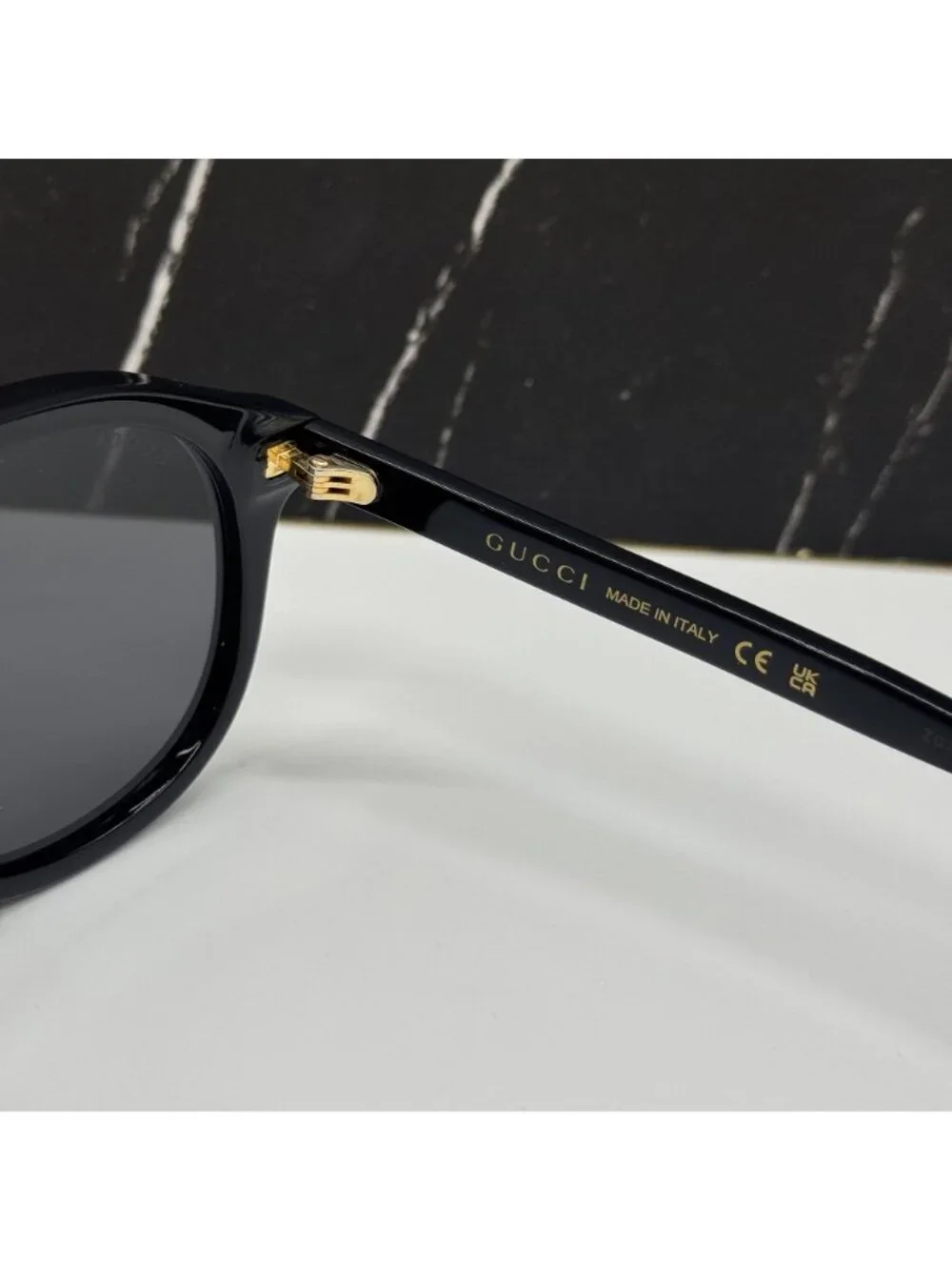 NEW GUCCI GG1320S 004 SUNGLASSES BLACK AVIATOR UNISEX GUCCI EYEWEAR